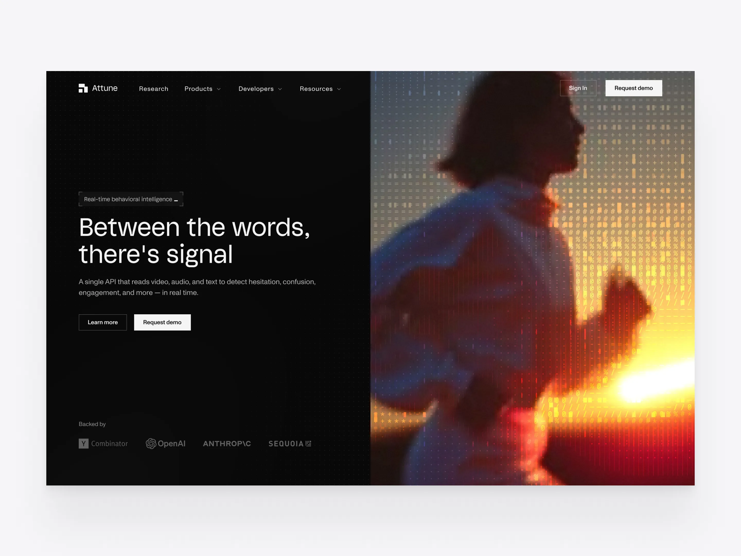 Attune — Website design