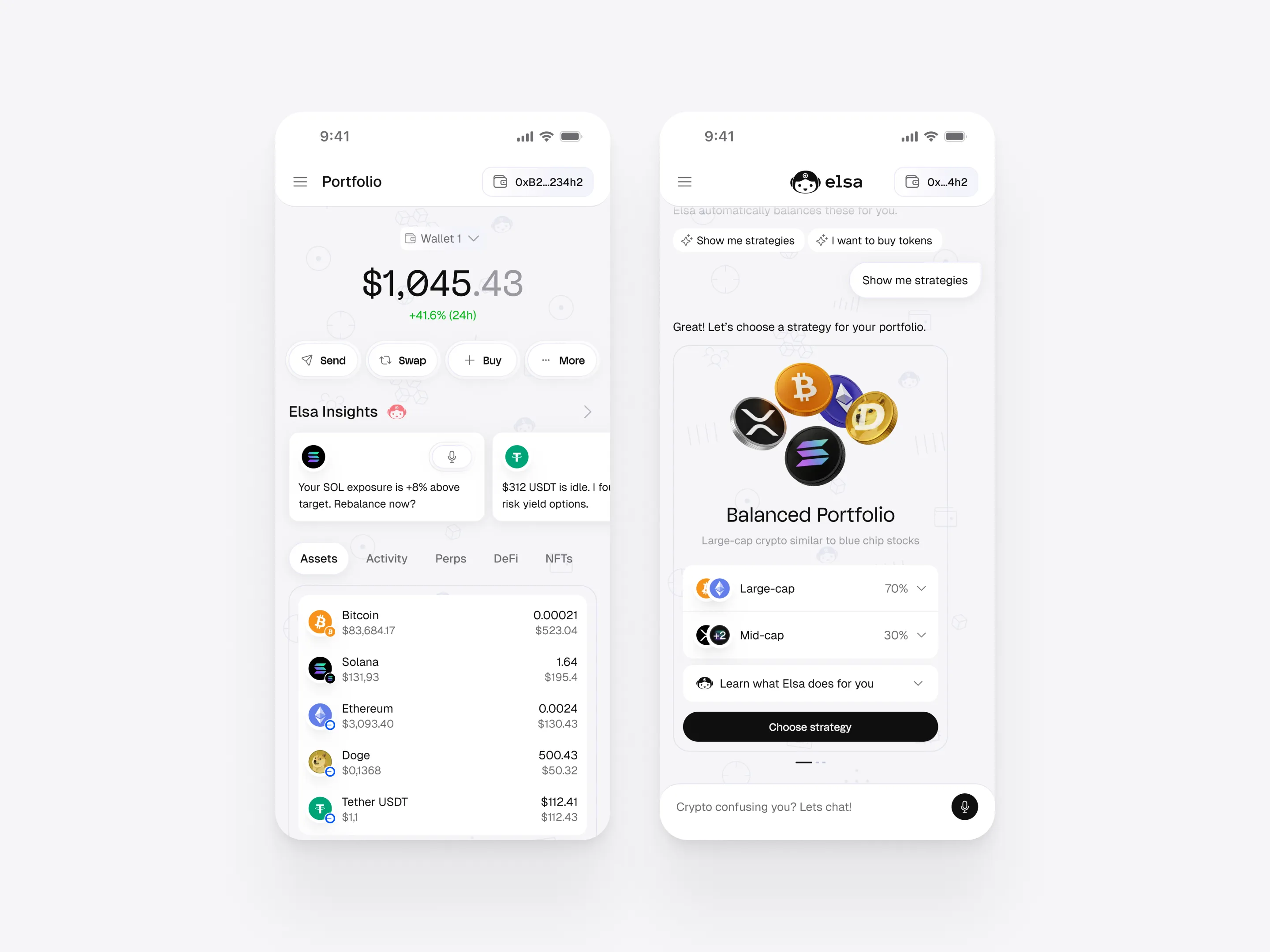 Heyelsa mobile app — App design